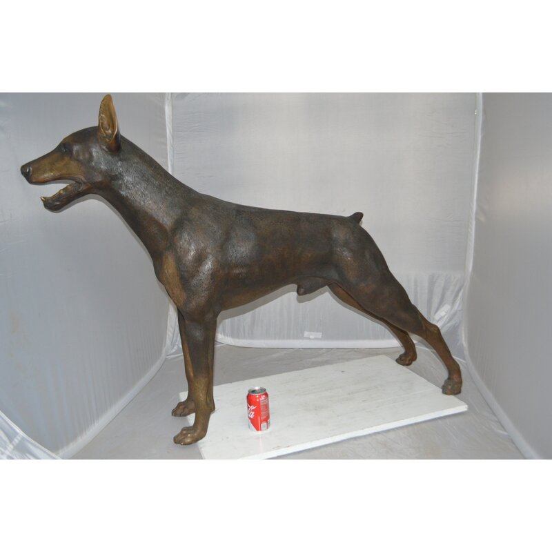 doberman statues